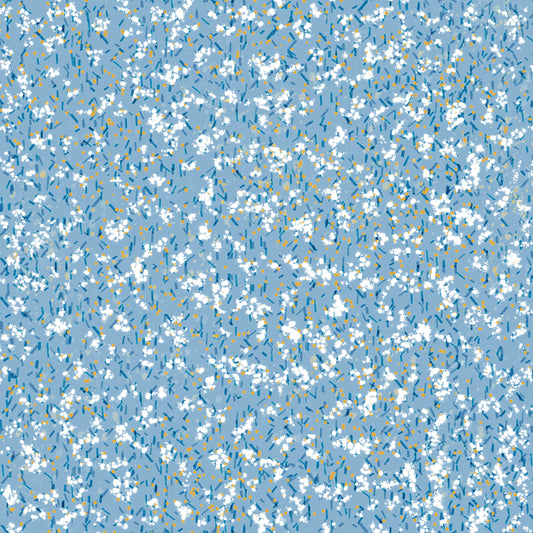 Ditsy Floral Cornflower Blue