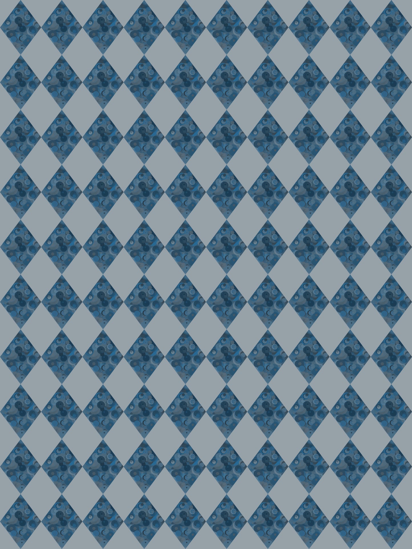 Harlequin Glacier Blue