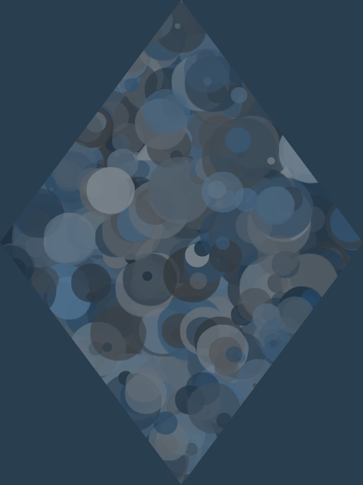 Harlequin Indigo Blue