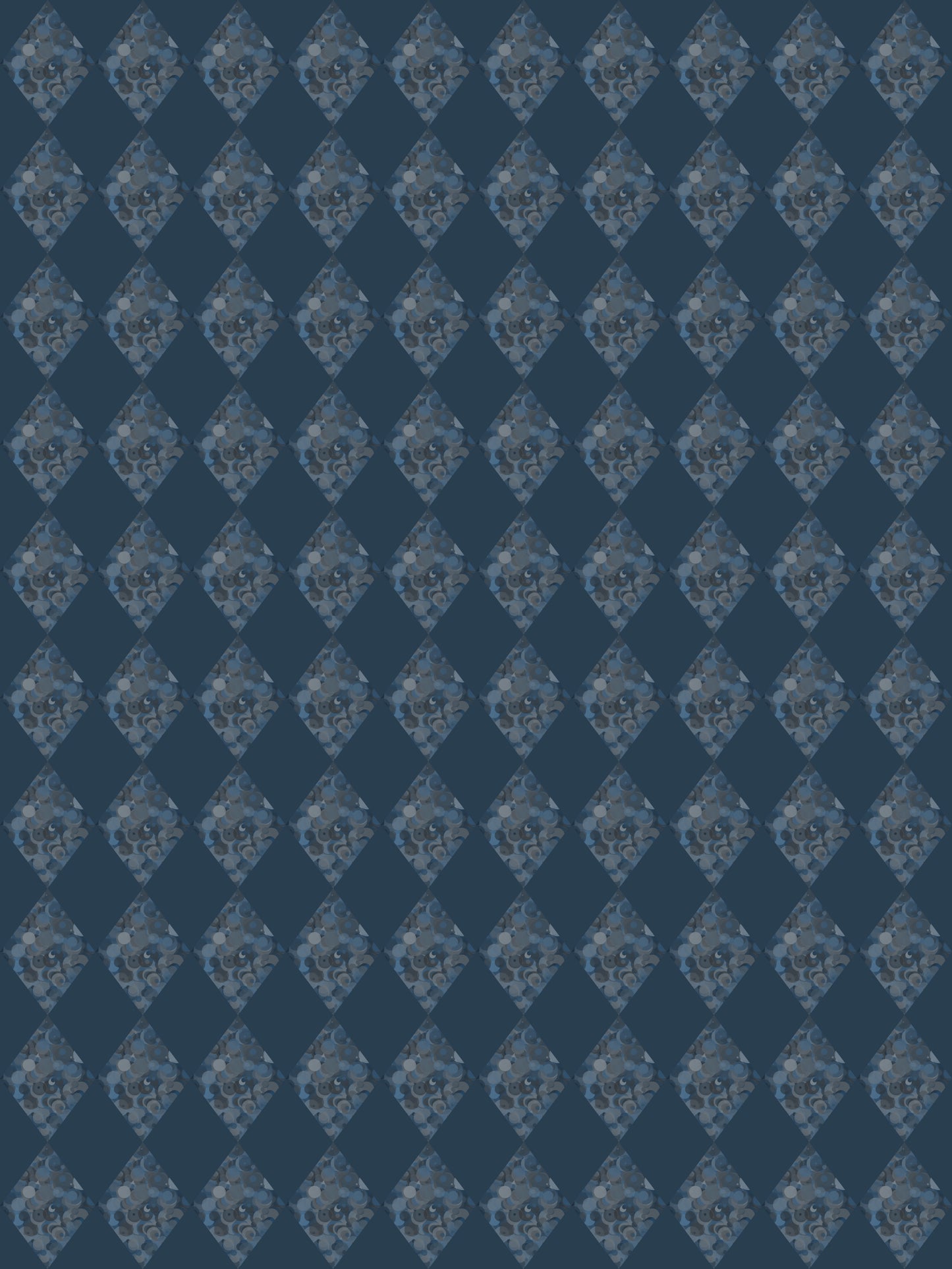 Harlequin Indigo Blue