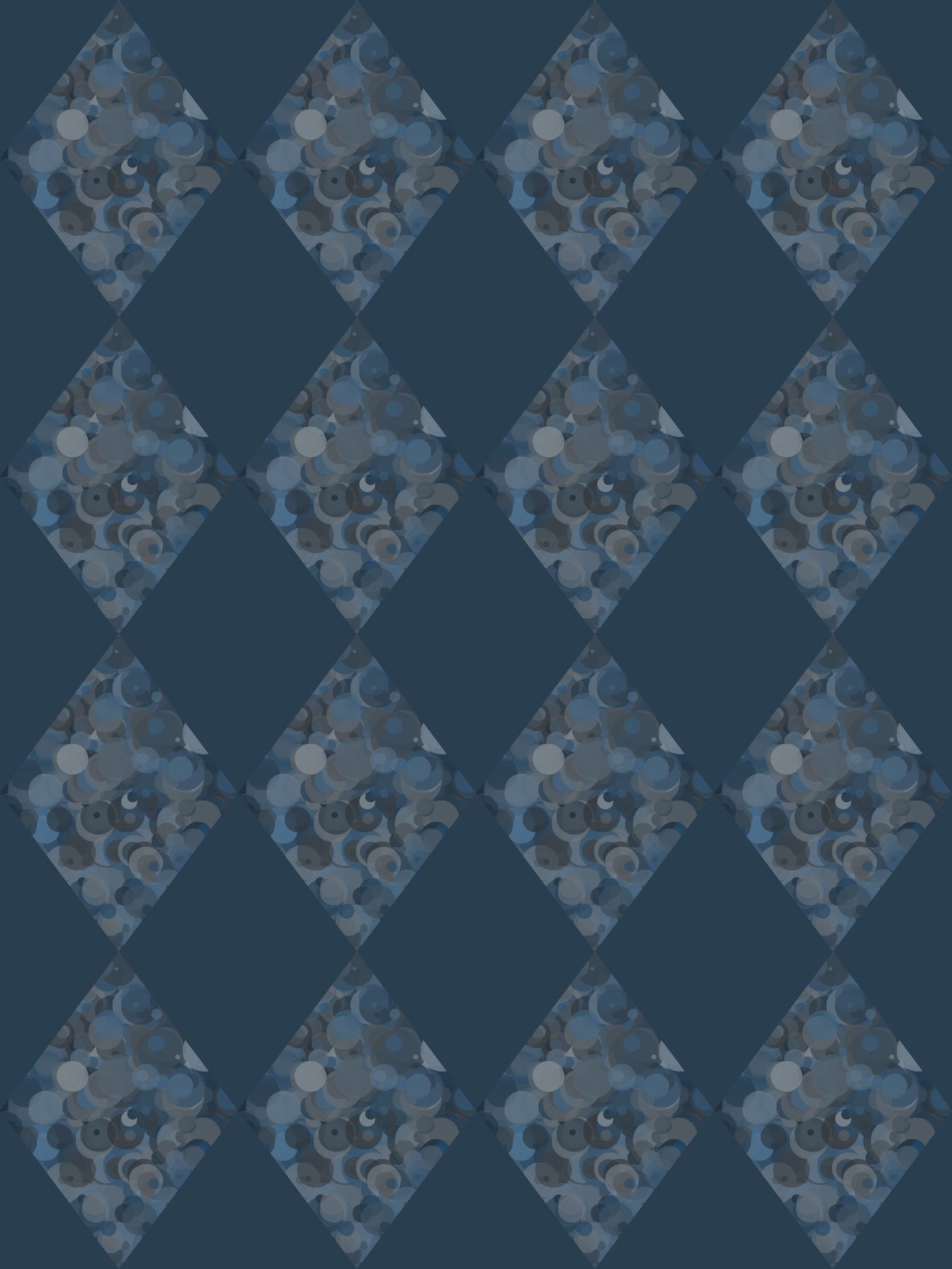 Harlequin Indigo Blue